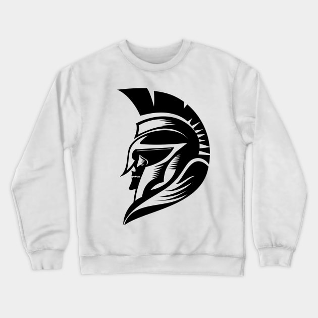 Iron Spartan  | Helmet Warrior | For men's wear Crewneck Sweatshirt by Whatastory